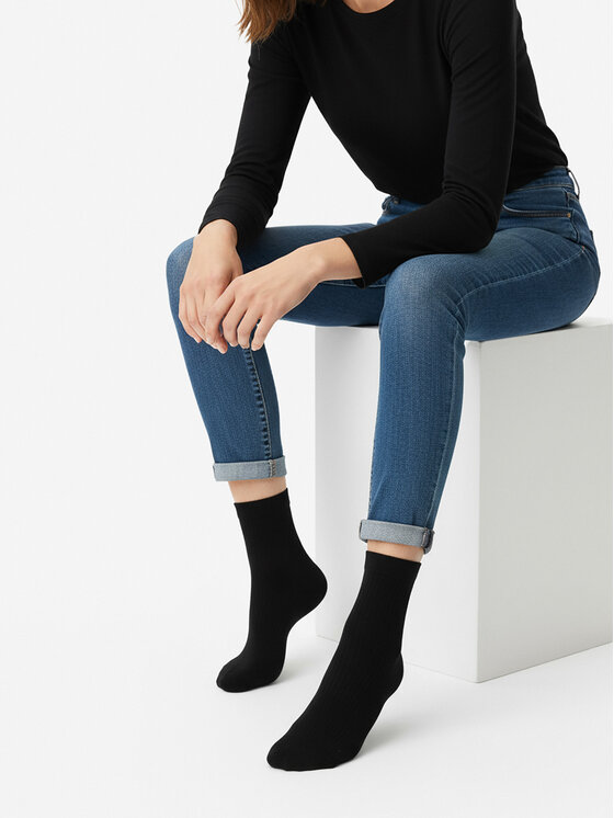 Nine West Дълги чорапи Nine West CEO_BR_NW_25081_W_AW25 (3 PACK) Черен