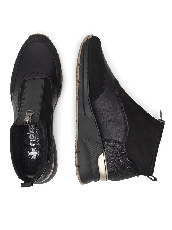 Rieker Sneakersy Rieker N6361-00 Czarny