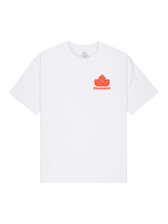Element Element Camiseta Sporting ELYZT00569 Blanco Relaxed Fit