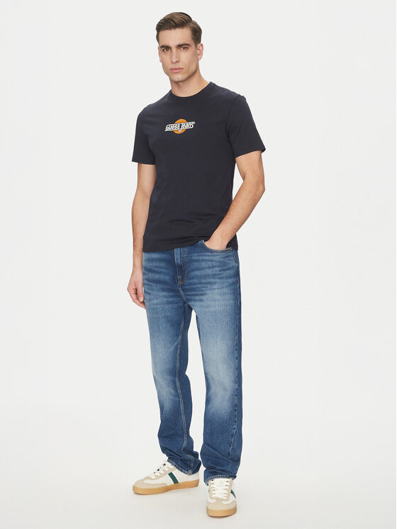 Guess Jeans Guess Jeans T-shirt M5GI23 K8HM0 Tamnoplava Slim Fit