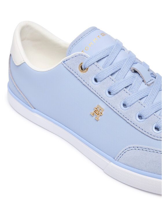 Tommy Hilfiger Сникърси Tommy Hilfiger Th Chic Low Vulc FW0FW09391 Светлосин