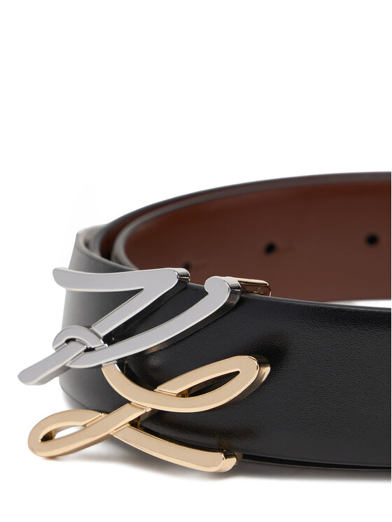 KARL LAGERFELD Dámsky opasok KARL LAGERFELD B1W33044 Čierna