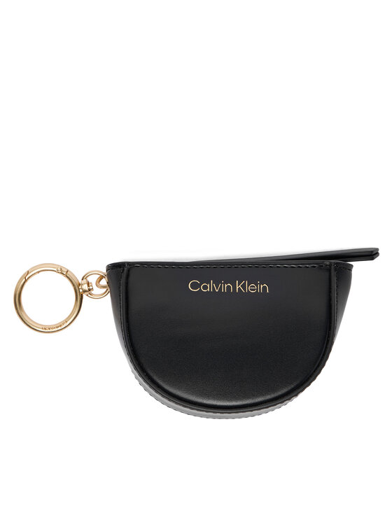 Calvin Klein Etui pentru chei Calvin Klein Ck Embossed Mini Pouch Bag Charm LV04F1190G Negru