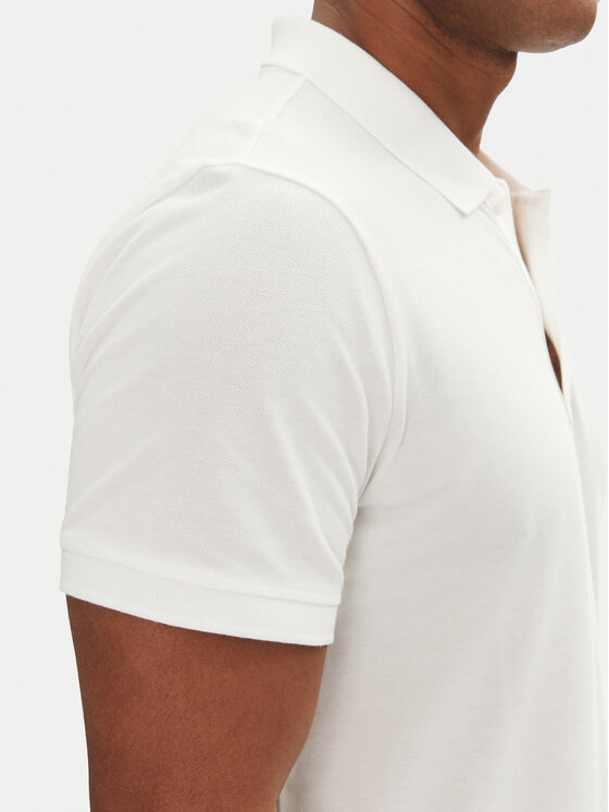 Tommy Jeans Tommy Jeans Polo DM0DM20676 Λευκό Slim Fit