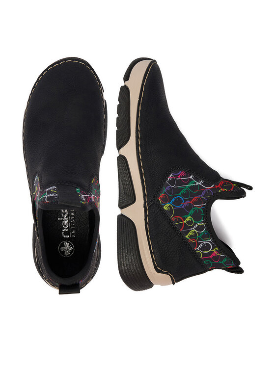 Rieker Botine Rieker CEO-45957-00 Negru