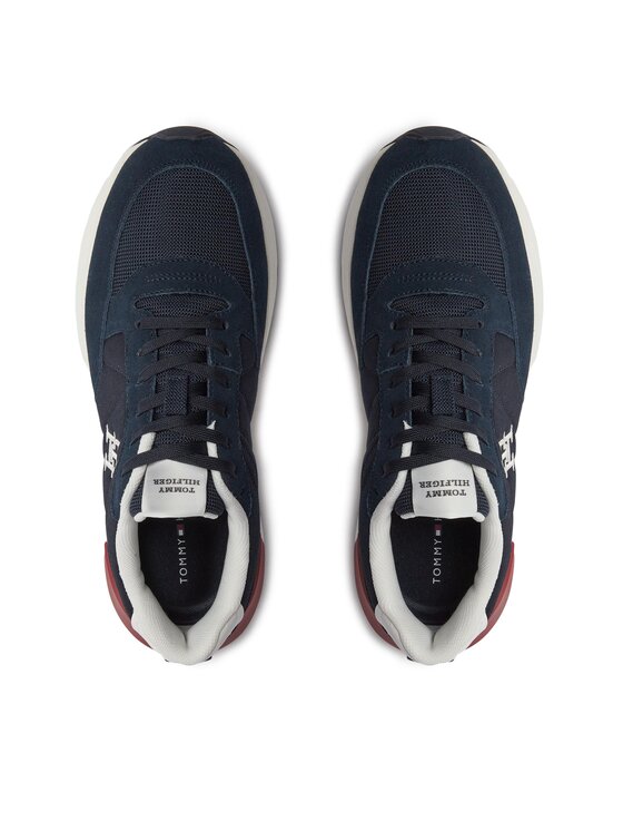 Tommy Hilfiger Sportcipők Tommy Hilfiger Classic Elevated Runner Mix FM0FM04636 Kék