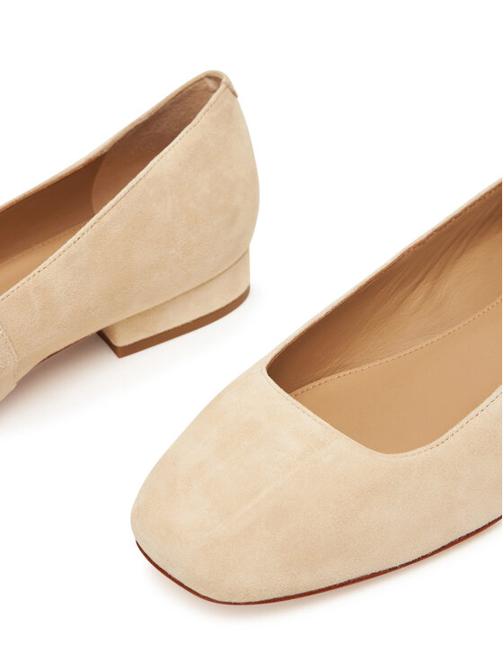 LAUREN RALPH LAUREN Balerinos LAUREN RALPH LAUREN Emellie  802974358001 Smėlio