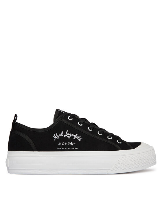 KARL LAGERFELD Кеди KARL LAGERFELD Kampus Max V KL50523 Чорний