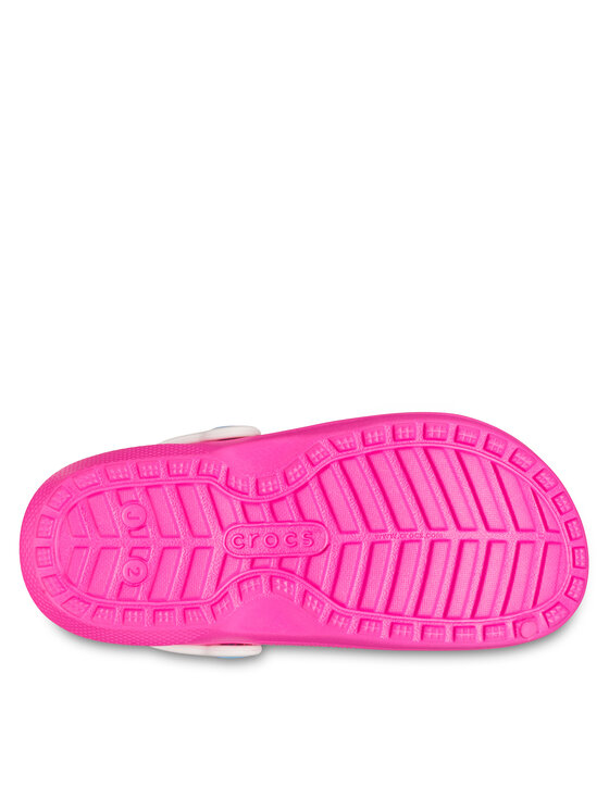 Crocs Шльопанці Crocs Classic Lined Clog Kids 207010 Рожевий