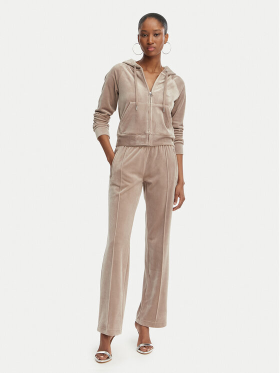Juicy Couture Juicy Couture Pantalones de chándal Tina JCWBJ126327 Beis Straight Leg