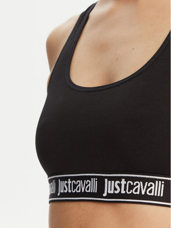 Just Cavalli Just Cavalli Top de sujetador 78PAJU02 Negro