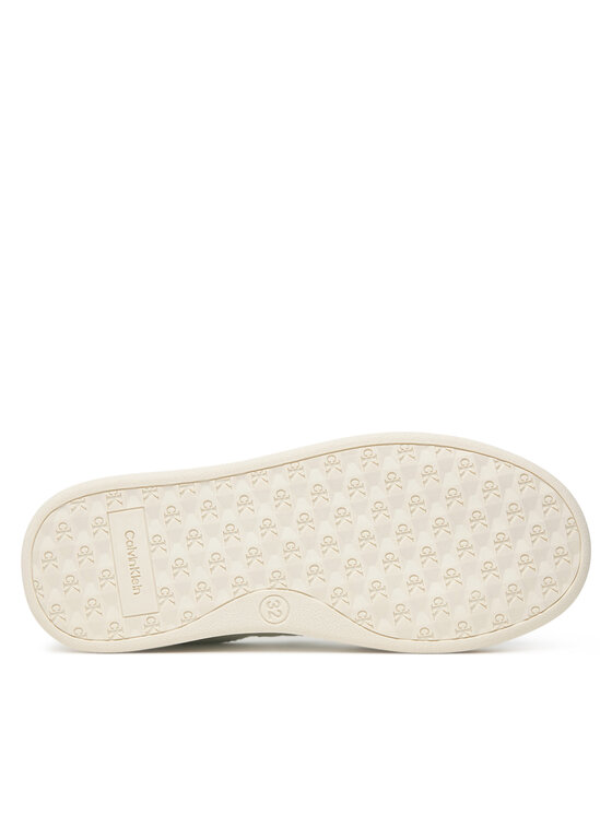 Calvin Klein Sneakersy Calvin Klein Low Cut Velcro Sneaker V1X9-83440-1355 S Biela