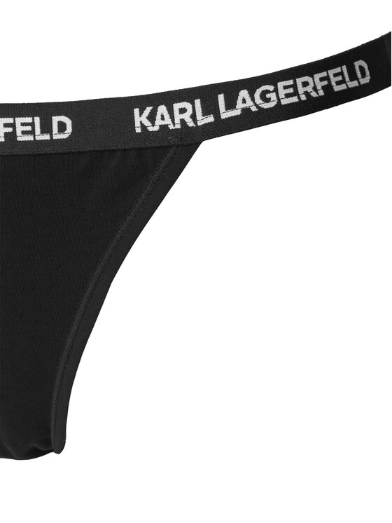 KARL LAGERFELD KARL LAGERFELD Conjunto de bragas brasileñas B1W47032 Negro