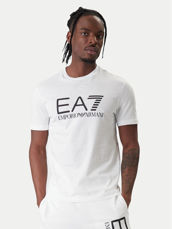 EA7 Emporio Armani EA7 Emporio Armani Camiseta 7M001412 AF22264 U0002 Blanco Regular Fit