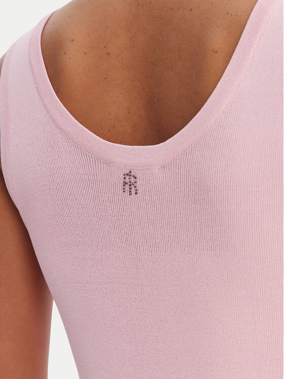 Fracomina Fracomina Top FR26ST4005K524R9 Rosa Slim Fit