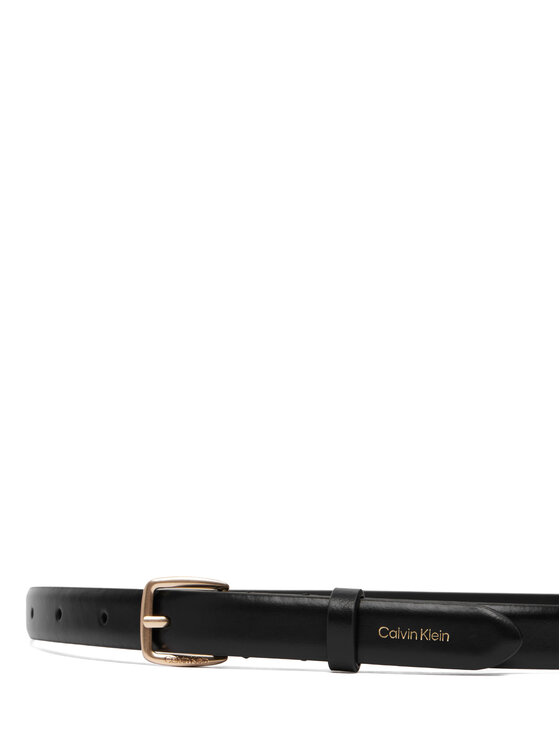 Calvin Klein Дамски колан Calvin Klein Essential Buckle 20Mm LV04F7111G Черен