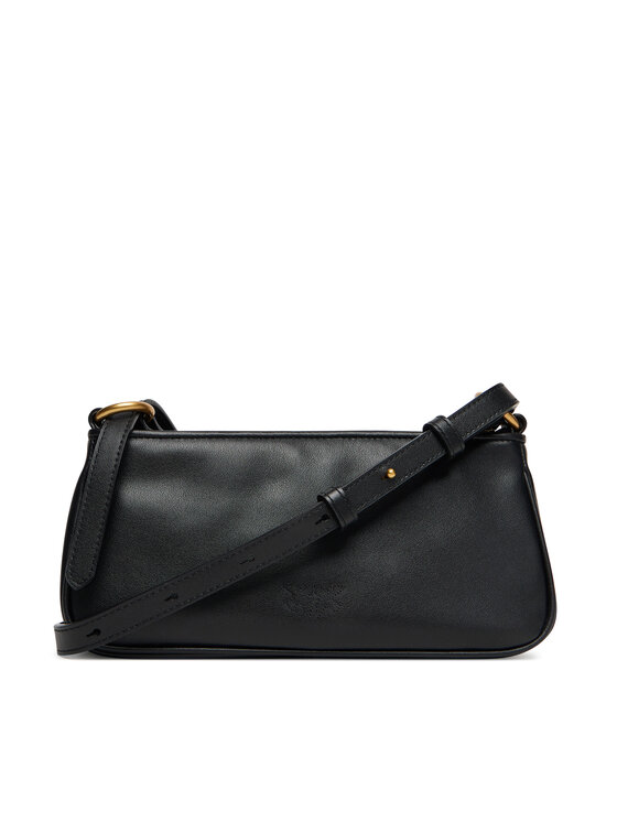 PINKO Kabelka PINKO Half Moon Baguette Mini AI 25-26 PLTT 105069 A0QO Čierna