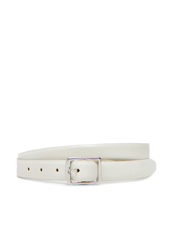 Calvin Klein Curea de Damă Calvin Klein Classic Square Buckle Belt 20Mm LV04F7036G Alb