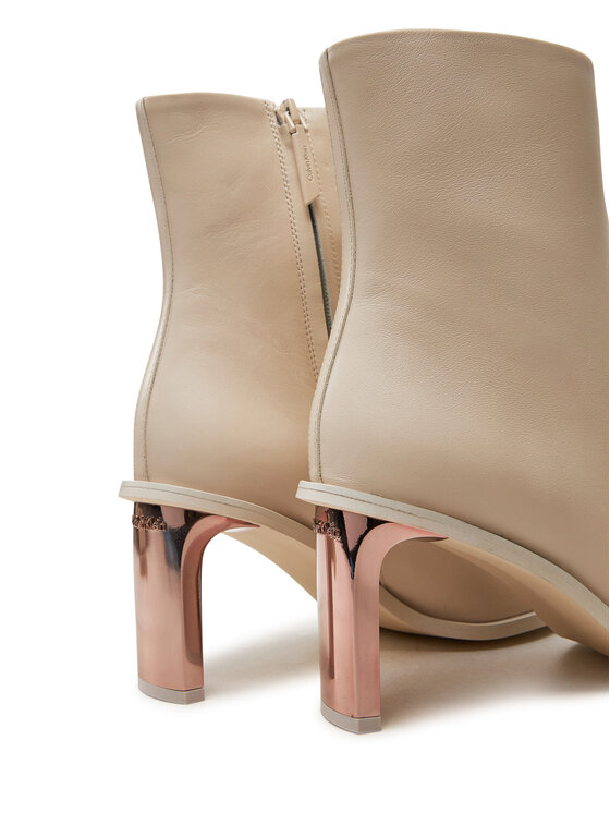 Calvin Klein Botines Calvin Klein Ankle Boot 70 Lth HW0HW02092 Beis