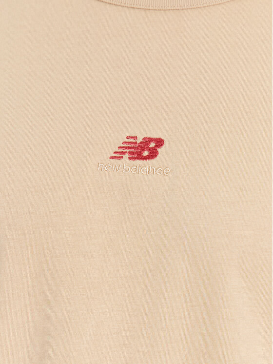 New Balance New Balance Póló Athletics Remastered Graphic Cotton Jersey Short Sleeve T-shirt MT31504 Barna Regular Fit