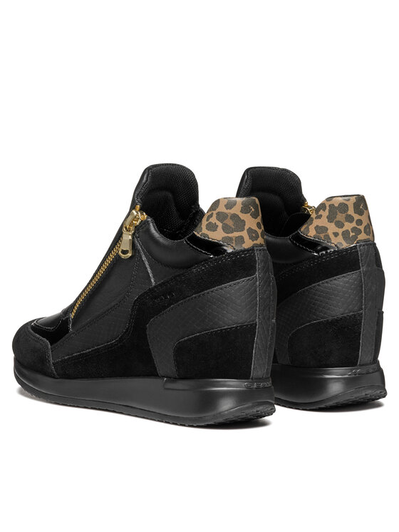 Geox Sneakersy Geox D Nydame D620QA 08522 C9996 Czarny