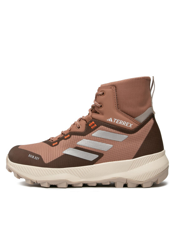 adidas Trekingová obuv adidas TERREX WMN MID RAIN.RDY Hiking Shoes HQ3557 Hnědá