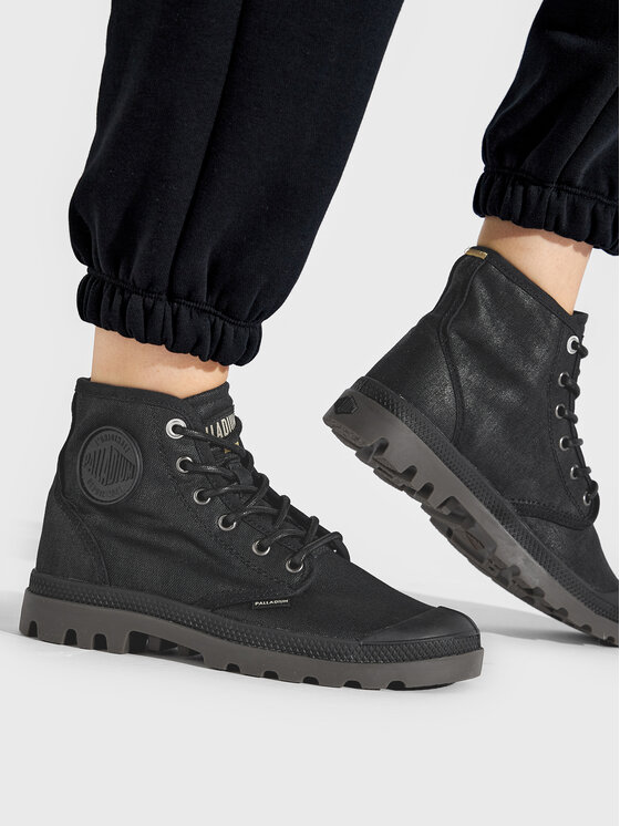 Palladium Outdoorová obuv Palladium Pampa Hi Wax U 77222-008-M Čierna