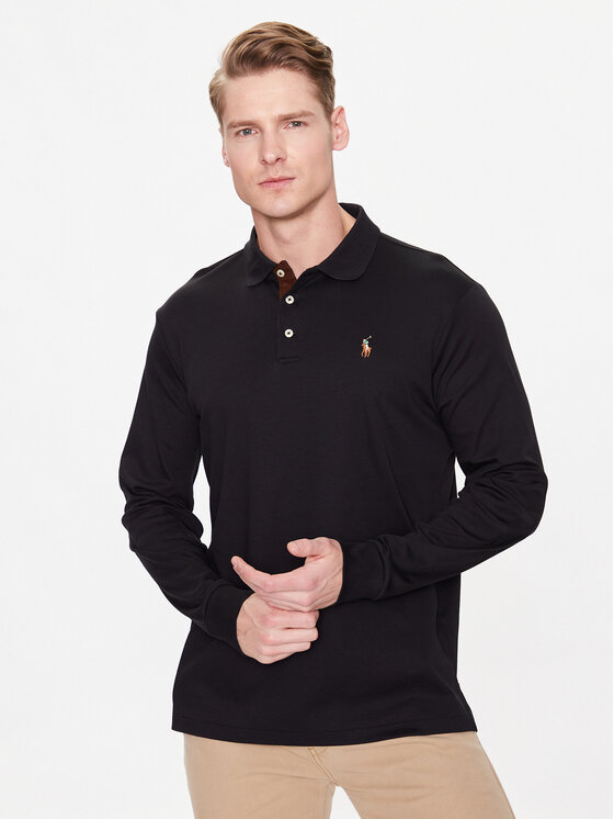 Polo Ralph Lauren Polo Ralph Lauren Поло 710671785002 Чорний Slim Fit