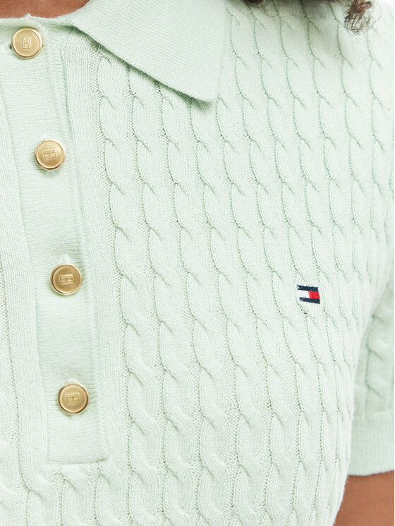 Tommy Hilfiger Tommy Hilfiger Polo majica WW0WW41474 Zelena Regular Fit