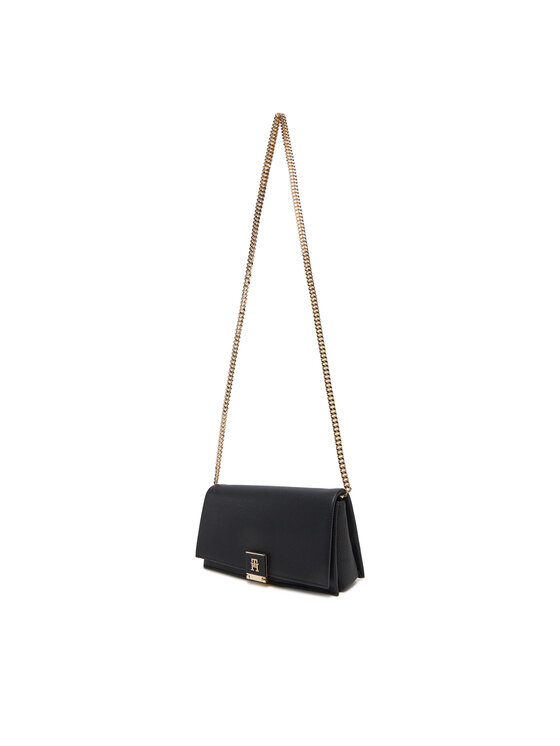Tommy Hilfiger Soma Tommy Hilfiger Th Her Flap W/Chain AW0AW17403 Melns