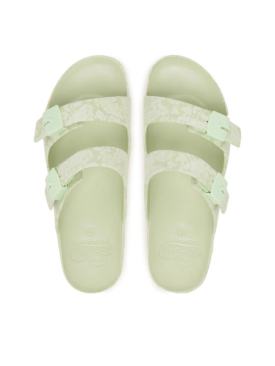 Scholl Шльопанці Scholl Bahia Med. MF00742 Зелений