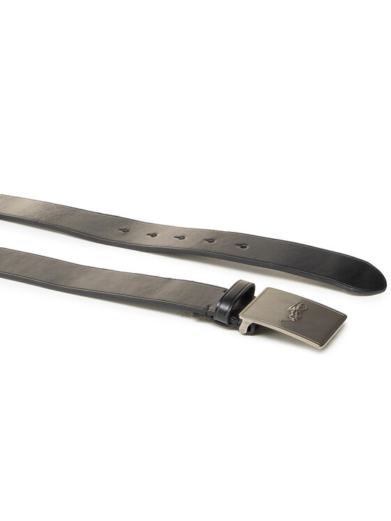 Polo Ralph Lauren Чоловічий ремінь Polo Ralph Lauren 36mm Pp Plaque Belt 405691693001 Чорний