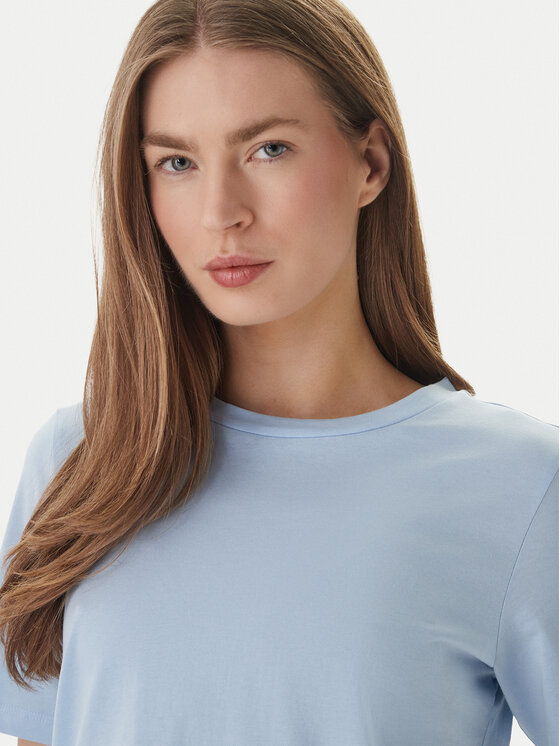 ONLY ONLY Camiseta 15270390 Celeste Regular Fit