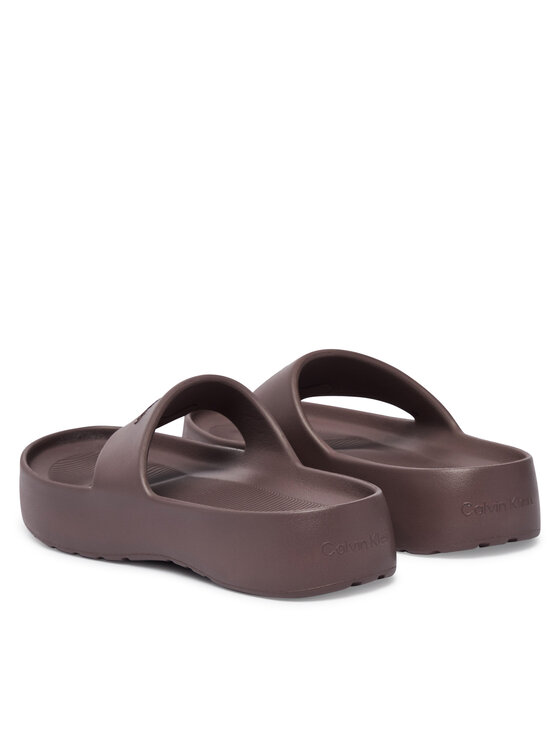 Calvin Klein Japanke Calvin Klein One Piece Eva Flip Flop Thong HW0HW02957 Smeđa