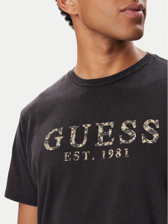 Guess Guess Camiseta M6BI73 K6674 Gris oscuro Regular Fit