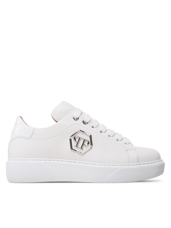 PHILIPP PLEIN Laisvalaikio batai PHILIPP PLEIN Hexagon SACS WSC2649 PLE075N Balta