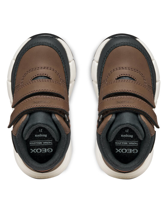 Geox Trzewiki Geox B Flexyper Mini Boy B666GA 0MEBC C6R6B S Brązowy ciemny