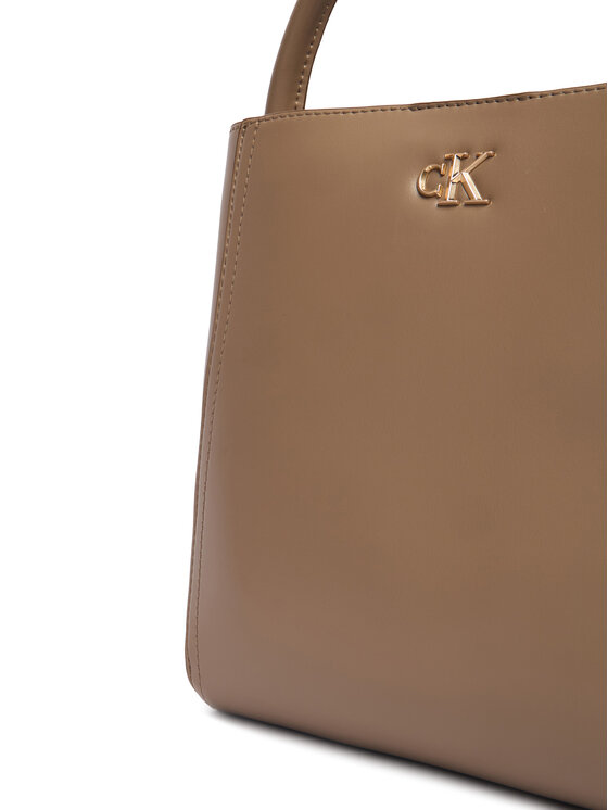 Calvin Klein Torbica Calvin Klein Ck Bucket With Strap LV04F3174G Bež