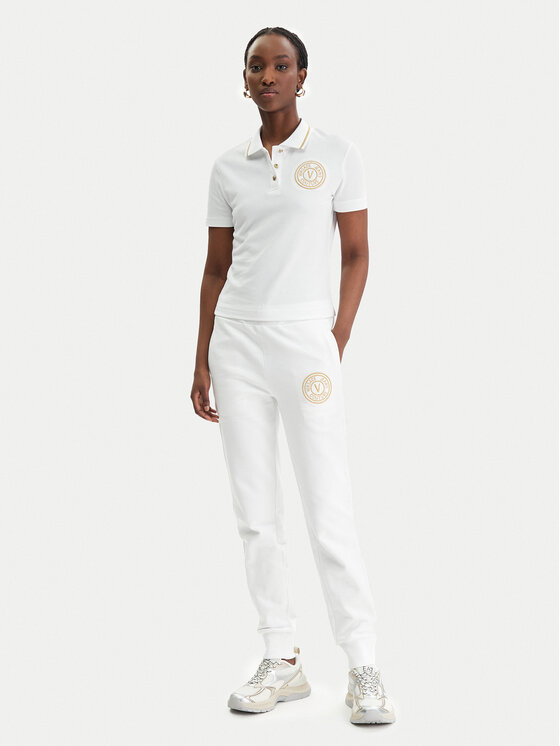 Versace Jeans Couture Versace Jeans Couture Polo 80HAGT02 CJ01T Blanco Regular Fit