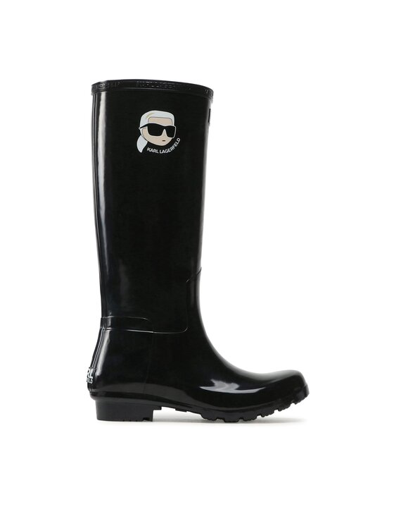 KARL LAGERFELD Гумові чоботи KARL LAGERFELD KL47090N Чорний