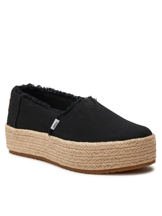 Toms Еспадрильї Toms Valencia 10019795 Чорний