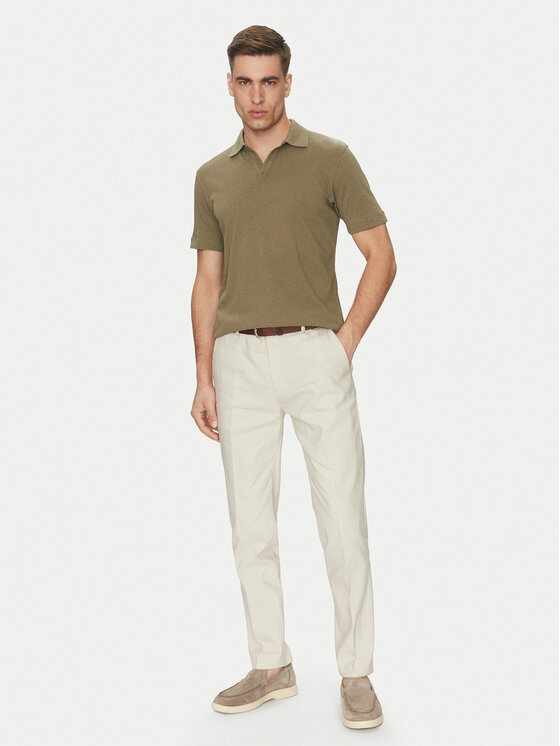 Marc O'Polo Marc O'Polo Polo M23 2091 53026 Kaki Regular Fit