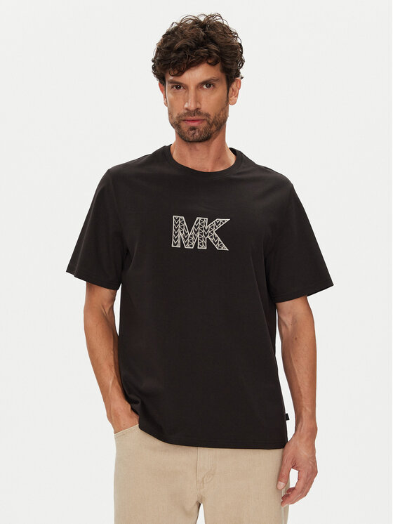 Michael Kors Michael Kors Majica CT552LN1V2 Črna Regular Fit