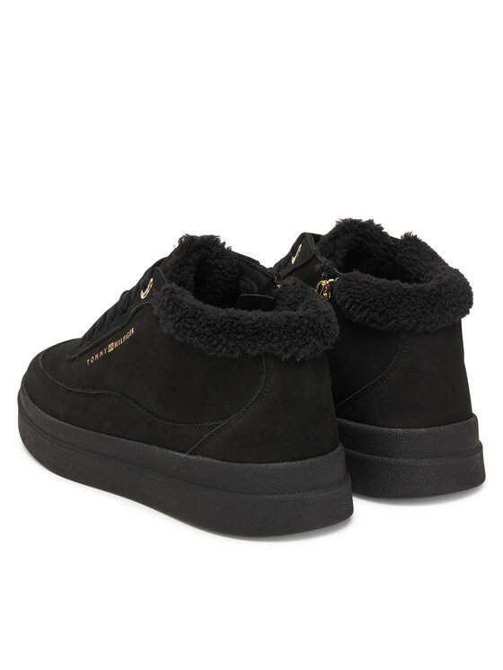 Tommy Hilfiger Superge Tommy Hilfiger Modern Court Sneaker Mc Wl FW0FW09000 Črna