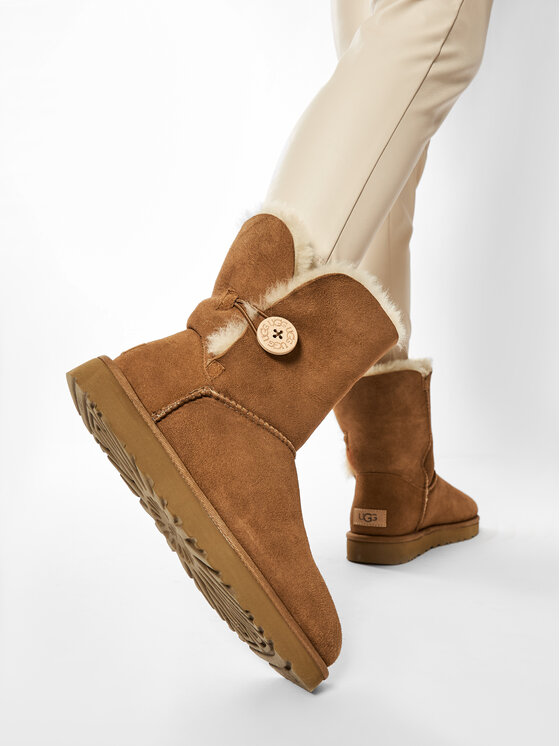 Ugg Stivali da neve Ugg W Bailey Button II 1016226 Marrone