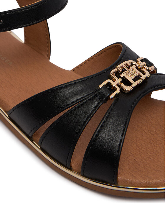 Tommy Hilfiger Sandály Tommy Hilfiger T3A2-34280-0326 M Černá