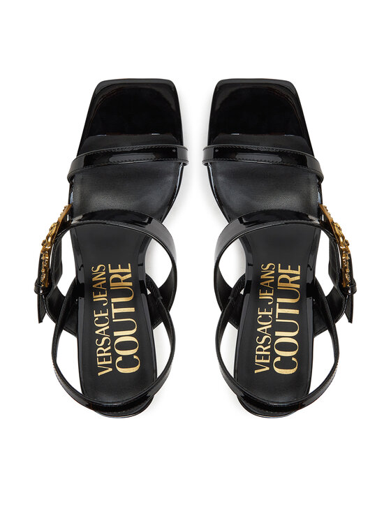 Versace Jeans Couture Босоніжки Versace Jeans Couture 78VA3S71 Чорний