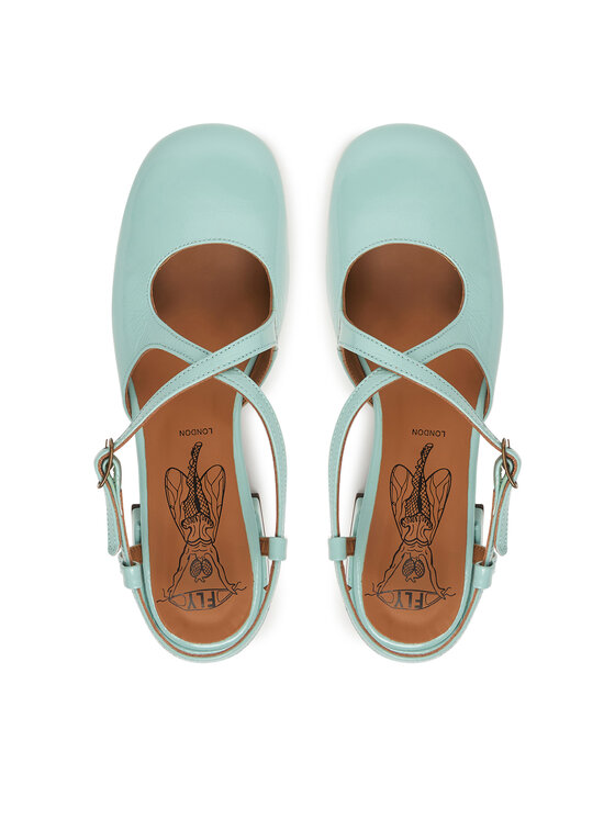 Fly London Туфлі Fly London Carkfly P145461 Зелений