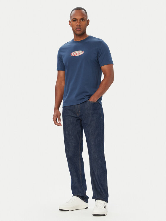 Guess Jeans Guess Jeans Футболка M6YI06 K3649 Cиній Regular Fit