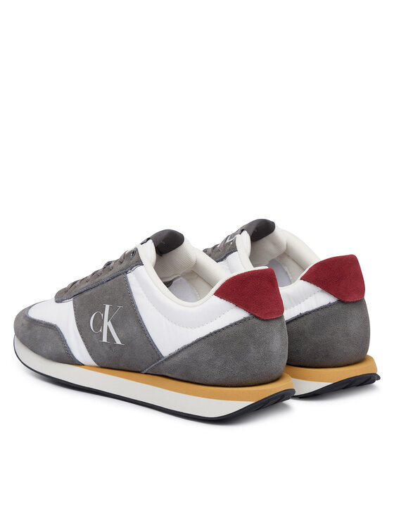 Calvin Klein Superge Calvin Klein Retro Runner Band Lth-Su HM0HM02212 Siva